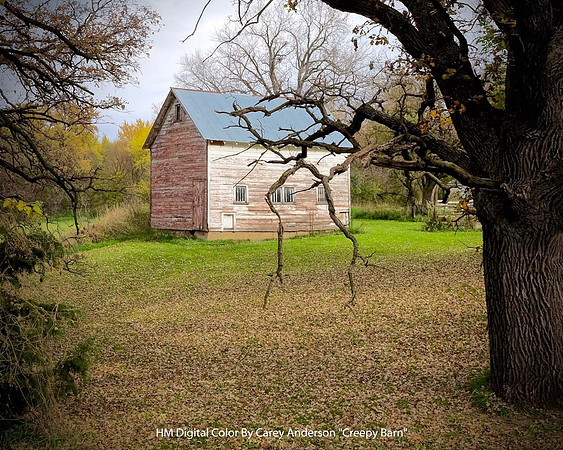 HM Digital Color By Carey Anderson "Creepy Barn"