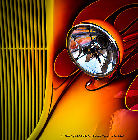 1st Place Digital Color By Gary Dickson - "Eye of the Roadster"