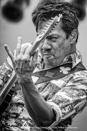 2nd Place Digital B&W By Doug Conrad "Big Head Todd & the Monsters"