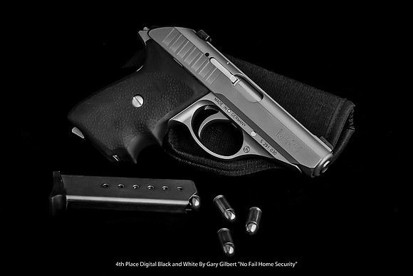 4th Place Digital B&W By Gary Gilbert - "No Fail Home Security"