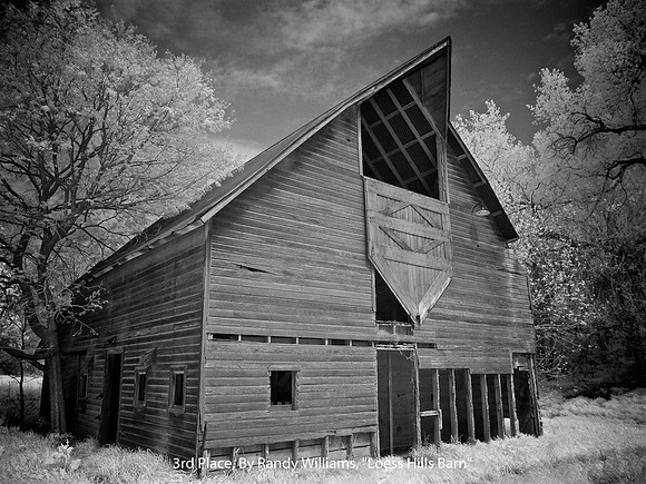 3RD PLACE BY RANDY WILLIAMS, "LOESS HILLS BARN"