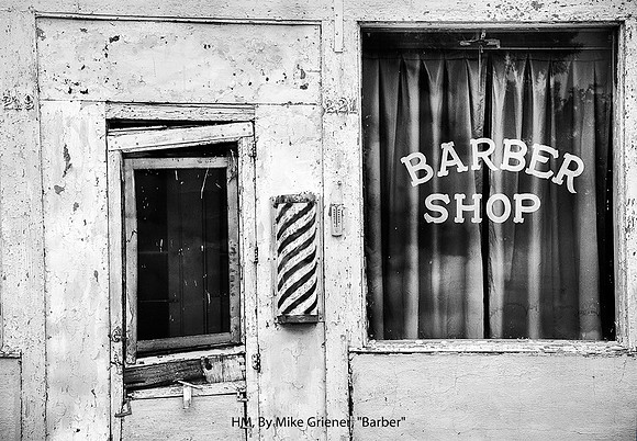 HM BY MIKE GRIENER, "BARBER"
