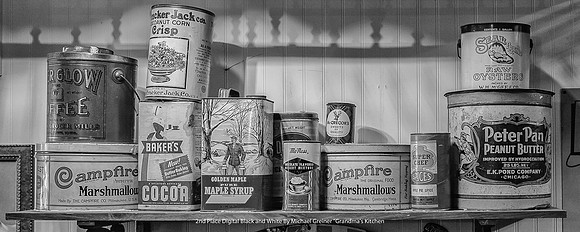 2nd Place Digital B&W By Michael Greiner - "Grandma's Kitchen"