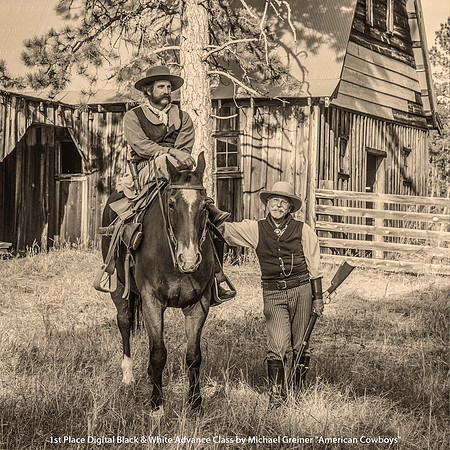 1st Place Digital B&W Advance Class by Michael Greiner - American Cowboys.jpg