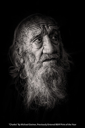 "Charles" By Michael Greiner - Previously Entered B&W Print of the Year