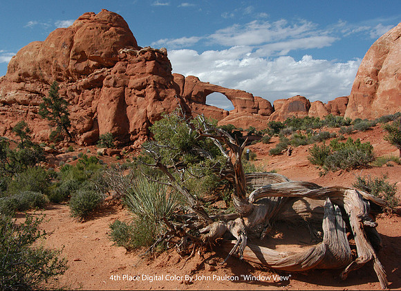 4th Place Digital Color By John Paulson "Window View"