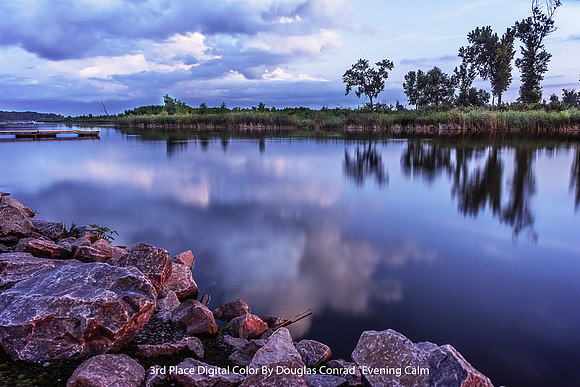 3rd Place Digital Color By Douglas Conrad - "Evening Calm"