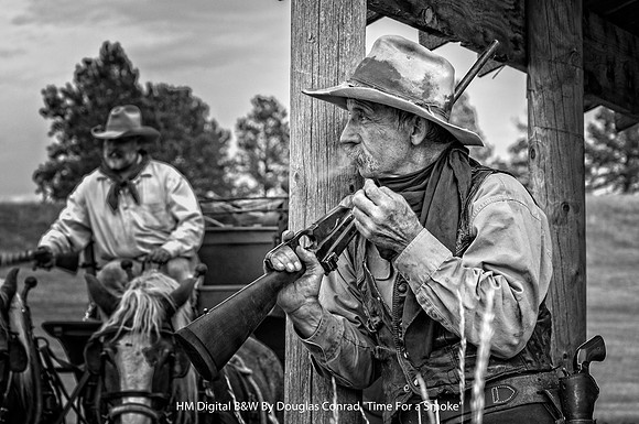 HM Digital B&W By Douglas Conrad "Time For a Smoke"