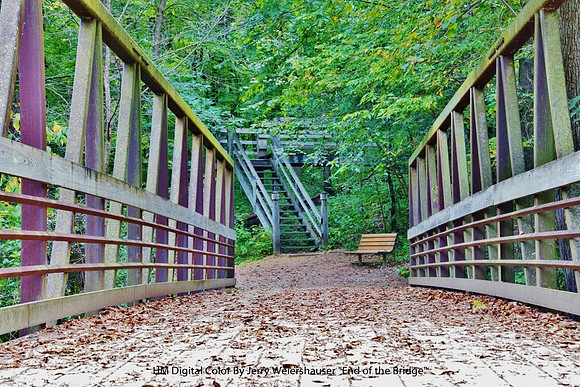 HM Digital Color By Jerry Weiershauser "End Of The Bridge"