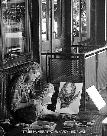 STREET PAINTER BY CARL HARDY - 3RD PLACE