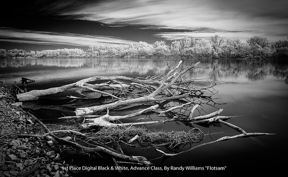 1st Place Digital B&W Advance Class By Randy Williams - "Flotsam"