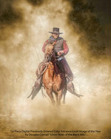 1st Place Digital Previously Entered Color Advance Level by Douglas Conrad - Ghost Rider of the Black Hills