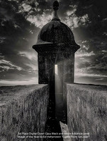 1st Place Digital Open Class Black and White Advance Level Image of the Year by Ed Hohenstein - Guard Point San Juan